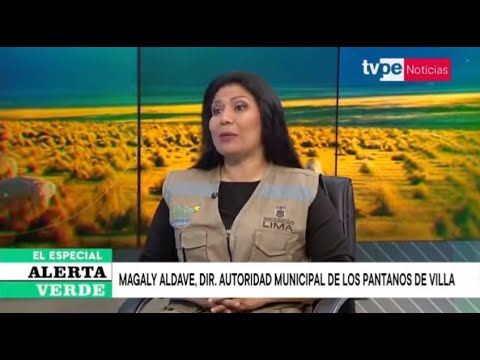 Alerta Verde | Magaly Aldave, directora de la Autoridad Municipal de los Pantanos de Villa - 8/10/20