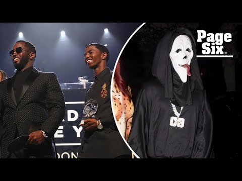 Diddy's son Christian hits the town as Ghostface for Halloween party while dad remains behind bars