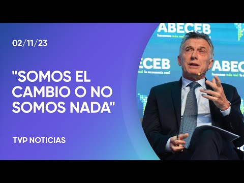 Macri: Somos el cambio o no somos nada, por eso voto a Milei