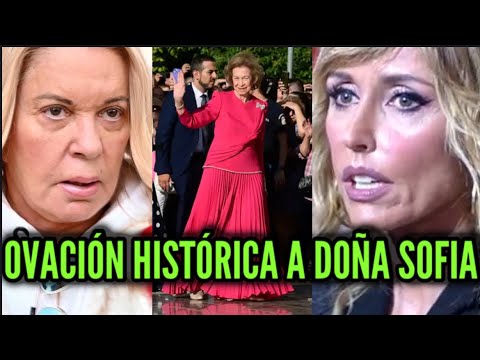 OVACIÓN HISTÓRICA A DOÑA SOFÍA HUNDE A BÁRBARA REY: DESMONTAN FARSA POR ÁNGEL CRISTO Y EL EMÉRITO