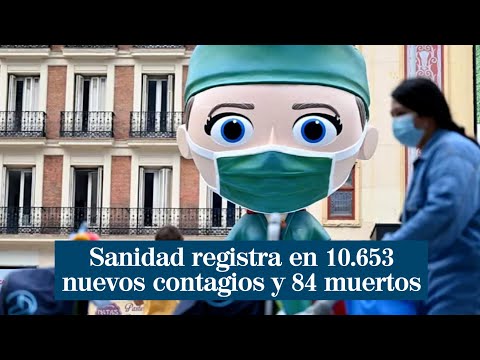 Coronavirus España: Sanidad registra en las últimas 24 horas 10.653 nuevos contagios y 84 muertos