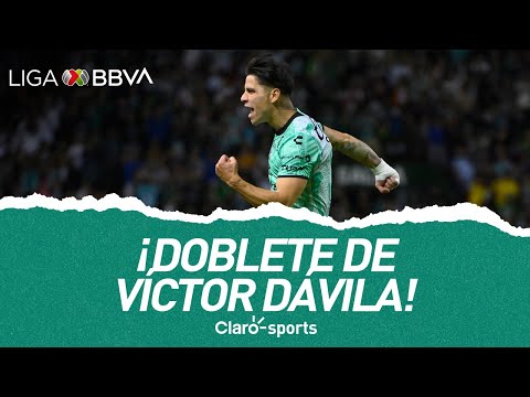 Gol y doblete de Víctor Dávila | León 3-0 Santos | Jornada 12 Clausura 2023 | Liga MX