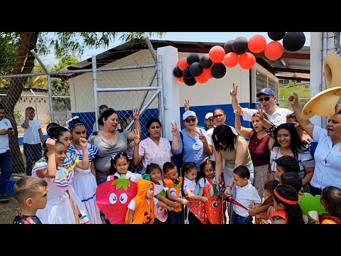 Nueva Segovia: inauguran Preescolar Solidaridad en barrio El Tunal