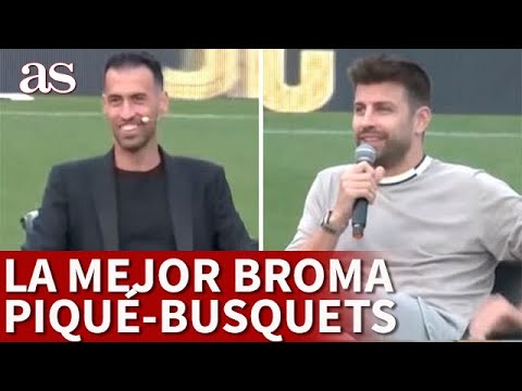 PIQUÉ cuenta la mejor BROMA a SERGIO BUSQUETS en el FC BARCELONA | AS