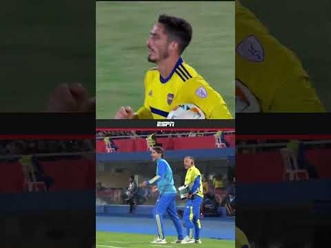 ¡PUÑO APRETADO! Así festejó Martínez el empate de Boca ante Trinidense en la Sudamericana | #Shorts