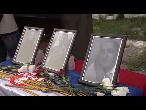 Memorial service held at cathedral in Belgrade for three Serb gunmen killed in Kosovo