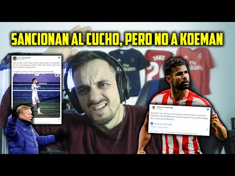 ?INJUSTICIA, SANCIONAN al CUCHO y NO a KOEMAN. ?¡OFICIAL! DIEGO COSTA se va del ATLÉTICO DE MADRID