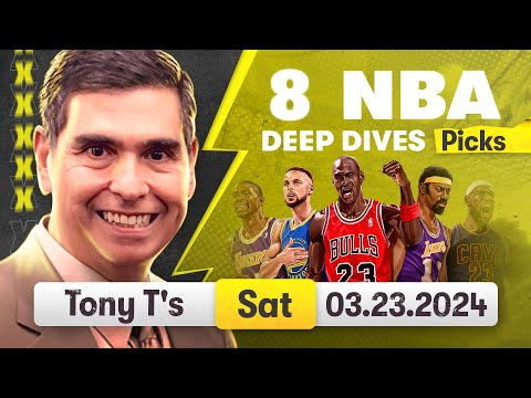 8 FREE NBA Picks and Predictions on NBA Betting Tips for Today, Saturday 3/23/2024