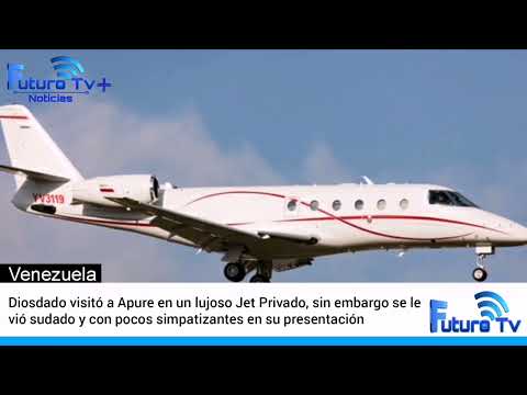 Diosdado Cabello llegó en lujoso Jet Privado al Estado Apure, persiguiendo a María Corina Machado