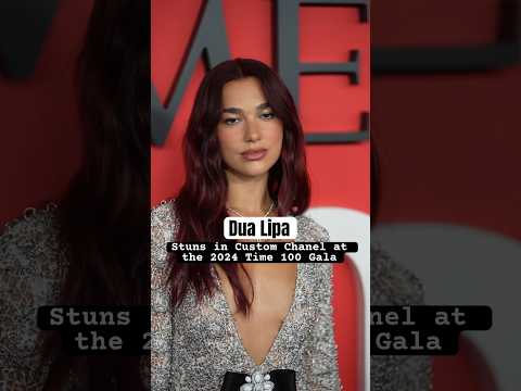 There’s a reason #DuaLipa is one of the most influential people at the #Time100 Gala. (:Getty)