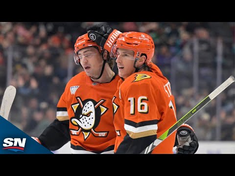 Review Confirms Wraparound Goal by Ducks Ryan Strome on Oilers Calvin Pickard