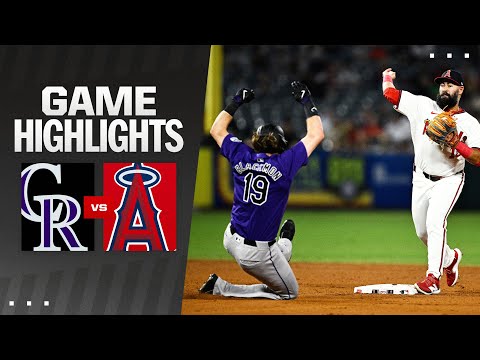 Rockies vs. Angels Game Highlights (8/1/24) | MLB Highlights