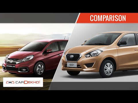 Honda Mobilio Vs Datsun Go+ | Comparison Video | CarDekho.com