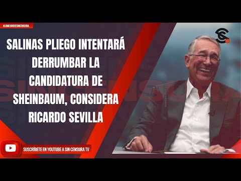 SALINAS PLIEGO INTENTARÁ DERRUMBAR LA CANDIDATURA DE SHEINBAUM, CONSIDERA RICARDO SEVILLA