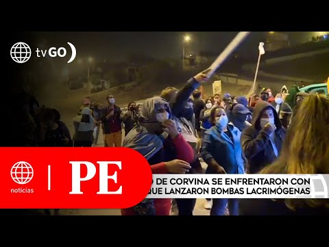 Invasores de Lomo de Corvina se enfrentaron a la Policía durante desalojo | Primera Edición