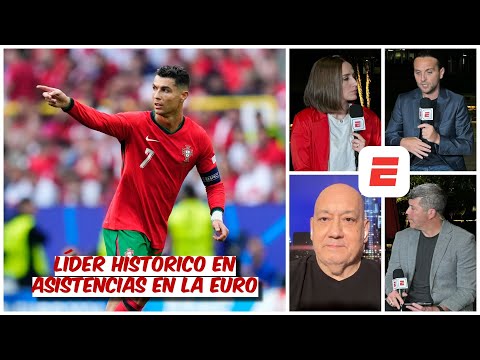 Cristiano Ronaldo es LÍDER HISTÓRICO en ASISTENCIAS en la EURO. Goleó Portugal | Exclusivos