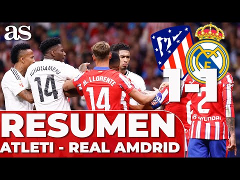 ATLÉTICO 1 - REAL MADRID 1 | Resumen y goles CARRUSEL DEPORTIVO