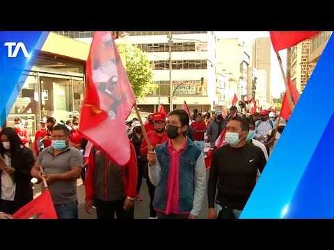Masiva movilización en Quito y Guayaquil por el Día del Trabajo