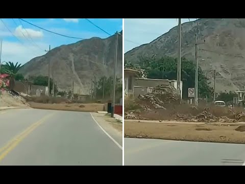 Cañete: cae fuerte huaico en Lunahuaná tras activarse quebrada San Jerónimo