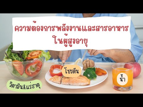 ความต้องการพลังงานและสารอาหารใ