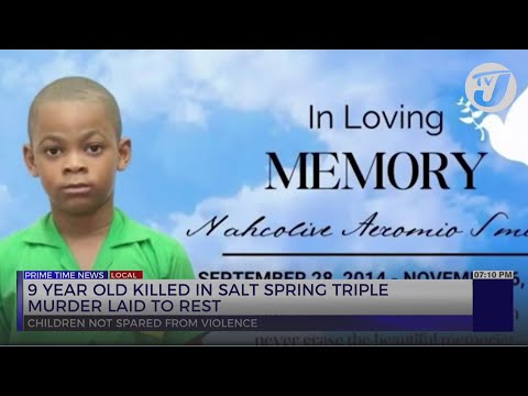 9 Yr Old Killed in Salt Spring Triple Murder Laid to Rest | TVJ News
