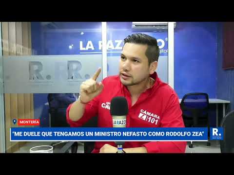 Me duele que tengamos un ministro nefasto como Rodolfo Zea