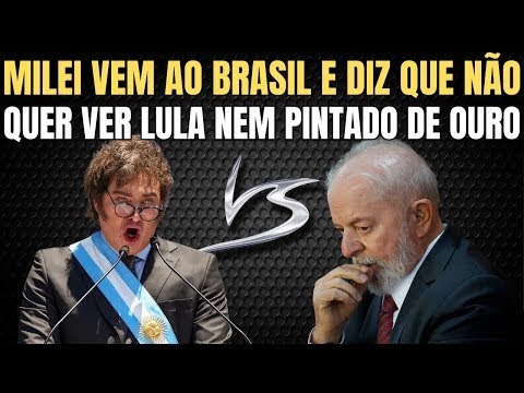 ''HISTÓRICO' MILEI NO BRASIL SE ENCONTRÁ COM BOLSONARO E IGNORA CONVITE DE LULA!