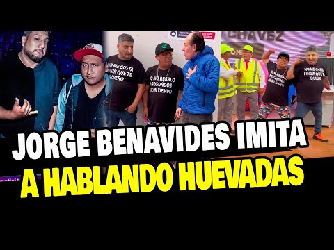 JORGE BENAVIDES PREPARA IMITACIÓN DE JORGE LUNA Y RICARDO  DE HABLANDO HUEVAD*S