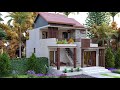 Small House Design Ideas.!! New Concepts Design Small House Elegant and Beautiful 3 Bedroom Idea