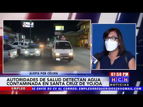 ¡Por posible brote de cólera! Decretan alerta en Santa Cruz de Yojoa y zonas aledañas