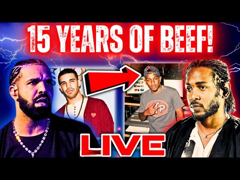 The 15 Year BEEF Of Drake And Kendrick Lamar!|How It All Happened!|LIVE REACTION!