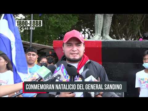 Conmemoran Natalicio del General Sandino en Masaya - Nicaragua