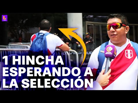 La selección tocó fondo: Solo un hincha espera a selección peruana ante partido contra Venezuela