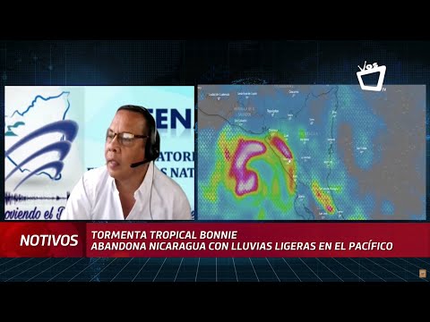 Tormenta tropical Bonnie abandona Nicaragua