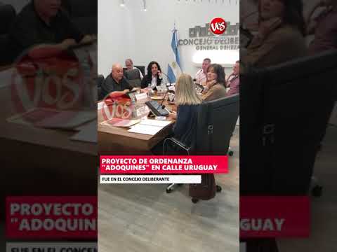 GENERAL DEHEZA: PROYECTO DE ORDENANZA - ADOQUINES EN CALLE URUGUAY.