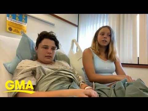 14-year-old shark attack survivor speaks out