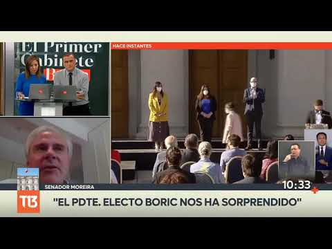 Iván Moreira (UDI) sobre gabinete de Boric: Nos ha sorprendido
