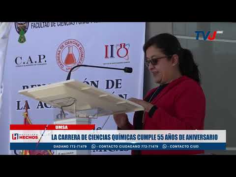 LA CARRERA DE CIENCIAS QUÍMICAS CUMPLE 55 AÑOS DE ANIVERSARIO