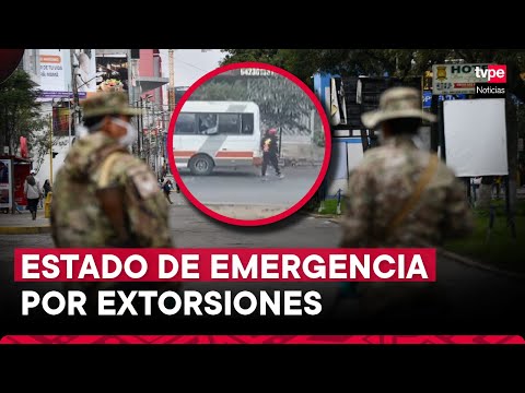 Paro de transportistas: Gobierno declara el estado de emergencia en 12 distritos de Lima y Callao