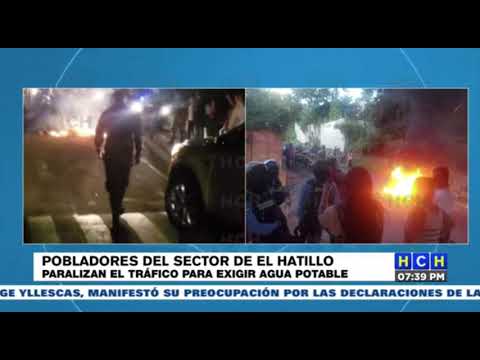 Pobladores se toman calles para exigir abastecimiento de agua en El Hatillo, F.M.