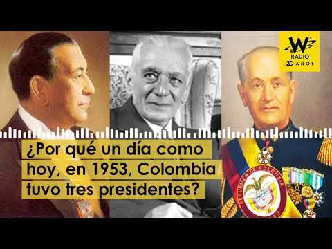 ¿Por qué un día como hoy, en 1953, Colombia tuvo tres presidentes?