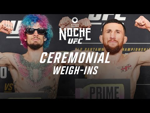 UFC 306: Ceremonial Weigh-In