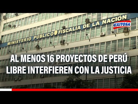 Al menos 16 proyectos de ley de Perú Libre interfieren con la justicia