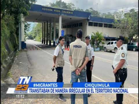 Chiquimula: Autoridades localizan a grupo de migrantes dentro del país