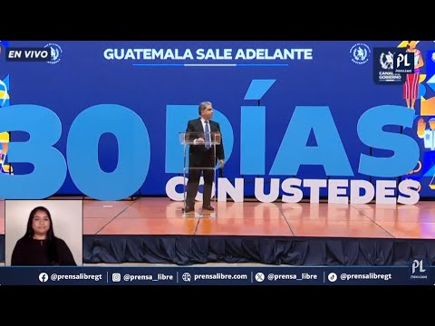 El Gabinete de Gobierno de Bernardo Arévalo ofrece conferencia de prensa a un mes de asumir el poder