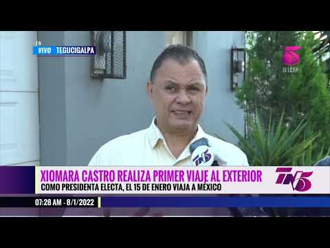 Tony García:   Xiomara Castro hará su primer viaje a México como presidenta electa