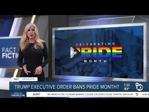 Fact or Fiction: Trump signs executive order banning Pride Month?