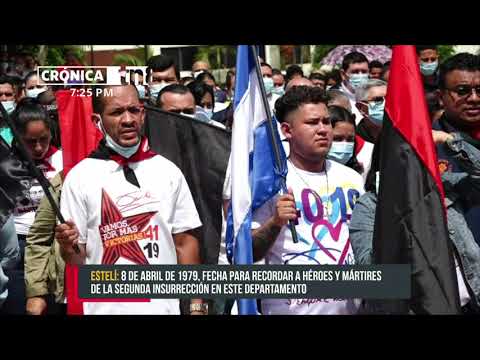 Estelí conmemora 42 años de la segunda insurrección Sandinista - Nicaragua