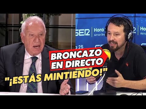 Margallo se abalanza contra Iglesias en la SER harto de insultos: ¡Estás mintiendo otra vez!