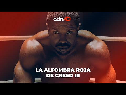 Michael B. Jordan acudió a la alfombra roja de Creed III